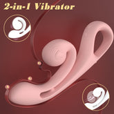Vibrador de punto G de 3 velocidades y 6 frecuencias para estimulación íntima del clítoris